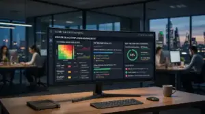 Dashboard displaying compliance